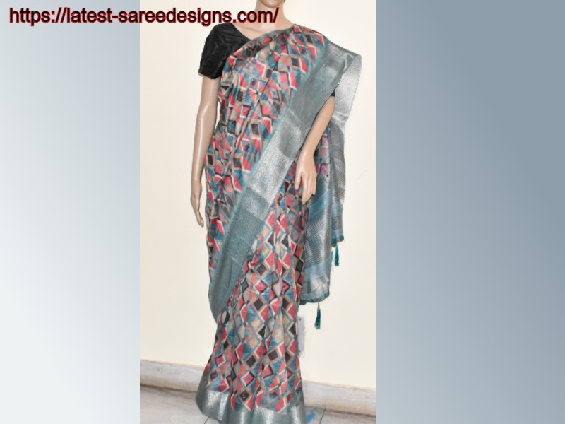 Cotton silk saree