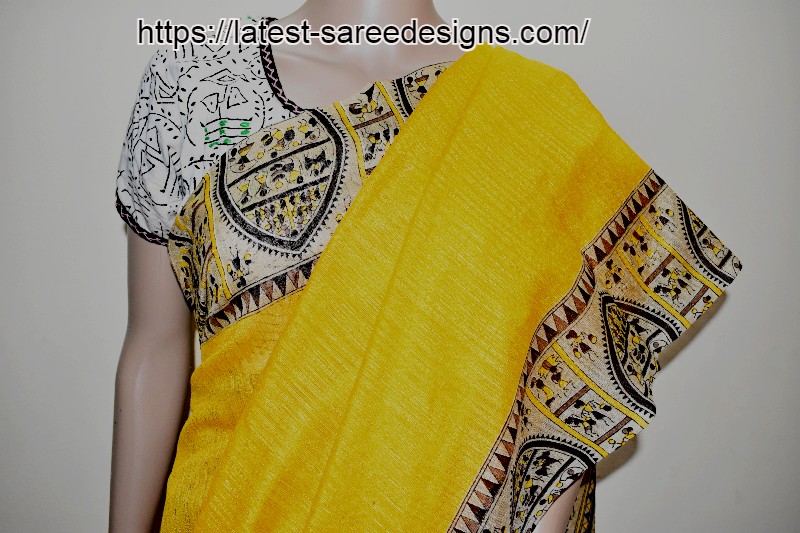 Warli design saree