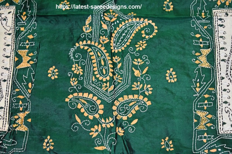 Indian Embroidery Sarees- Katha/Kanta sarees