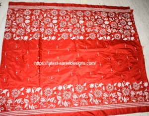 Kathawork saree