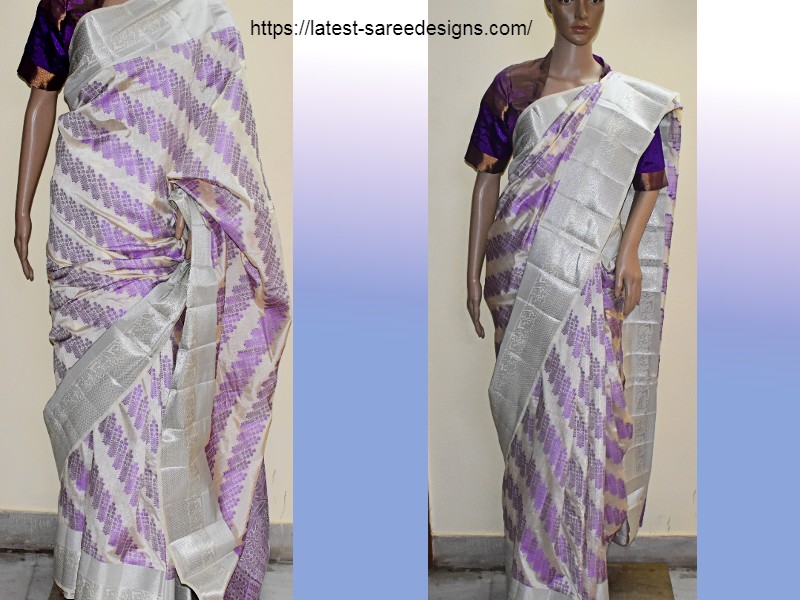 Thread work saree