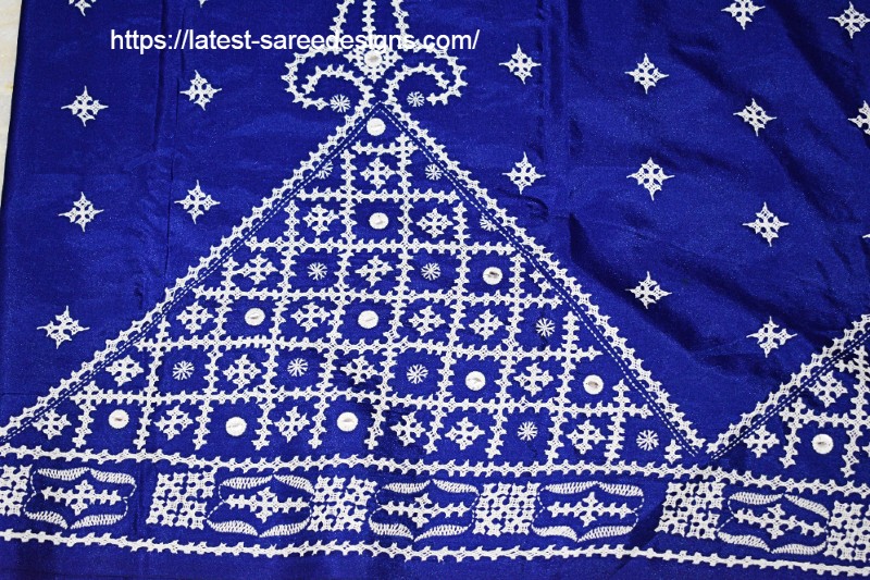 Indian Embroidery saree- Kutchwork saree